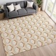thumbnail image 1 of Addison Rugs Mayfield Premium Machine Washable Transitional Stripes Copper Rectangle Rug, 5' x 7'6", 1 of 6