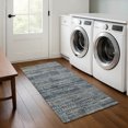 thumbnail image 1 of Addison Rugs Mayfield Premium Machine Washable Transitional Stripes Denim Runner Rug, 2'3" x 7'6", 1 of 6