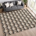 thumbnail image 1 of Addison Rugs Mayfield Premium Machine Washable Transitional Stripes Fudge Rectangle Rug, 3' x 5', 1 of 6