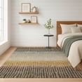thumbnail image 1 of Addison Rugs Mayfield Premium Machine Washable Transitional Stripes Fudge Rectangle Rug, 3' x 5', 1 of 6