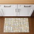 thumbnail image 1 of Addison Rugs Mayfield Premium Machine Washable Transitional Stripes Gold Rectangle Rug, 1'8" x 2'6", 1 of 6