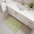 thumbnail image 1 of Addison Rugs Mayfield Premium Machine Washable Transitional Stripes Green Rectangle Rug, 1'8" X 2'6" Machine Washable Transitional Stripes Green Oversized Sherpa Throw Blanket, 1 of 6