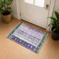 thumbnail image 1 of Addison Rugs Mayfield Premium Machine Washable Transitional Stripes Green Rectangle Rug, 1'8" x 2'6", 1 of 6