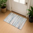 thumbnail image 1 of Addison Rugs Mayfield Premium Machine Washable Transitional Stripes Linen Rectangle Rug, 1'8" x 2'6", 1 of 6
