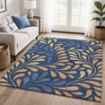 thumbnail image 1 of Addison Rugs Mayfield Premium Machine Washable Transitional Stripes Navy Rectangle Rug, 3' x 5', 1 of 6