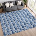 thumbnail image 1 of Addison Rugs Mayfield Premium Machine Washable Transitional Stripes Navy Rectangle Rug, 3' x 5', 1 of 6
