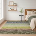 thumbnail image 1 of Addison Rugs Mayfield Premium Machine Washable Transitional Stripes Olive Rectangle Rug, 9' x 12', 1 of 6