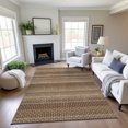 thumbnail image 1 of Addison Rugs Mayfield Premium Machine Washable Transitional Stripes Paprika Rectangle Rug, 3' x 5', 1 of 6