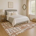 thumbnail image 1 of Addison Rugs Mayfield Premium Machine Washable Transitional Stripes Paprika Rectangle Rug, 9' x 12', 1 of 7
