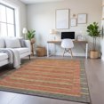 thumbnail image 1 of Addison Rugs Mayfield Premium Machine Washable Transitional Stripes Pewter Rectangle Rug, 9' x 12', 1 of 6