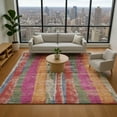 thumbnail image 1 of Addison Rugs Mayfield Premium Machine Washable Transitional Stripes Putty Rectangle Rug, 5' x 7'6", 1 of 7