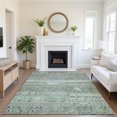 thumbnail image 1 of Addison Rugs Mayfield Premium Machine Washable Transitional Stripes Sage Rectangle Rug, 2'6" x 3'10", 1 of 7
