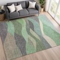 thumbnail image 1 of Addison Rugs Mayfield Premium Machine Washable Transitional Stripes Sage Rectangle Rug, 8' x 10', 1 of 6