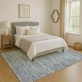 thumbnail image 1 of Addison Rugs Mayfield Premium Machine Washable Transitional Stripes Sky Rectangle Rug, 10' x 14', 1 of 7
