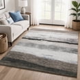 thumbnail image 1 of Addison Rugs Mayfield Premium Machine Washable Transitional Stripes Taupe Rectangle Rug, 10' x 14', 1 of 6