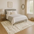 thumbnail image 1 of Addison Rugs Mayfield Premium Machine Washable Transitional Stripes Taupe Rectangle Rug, 3' x 5', 1 of 7