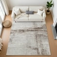 thumbnail image 1 of Addison Rugs Mayfield Premium Machine Washable Transitional Stripes Taupe Rectangle Rug, 8' x 10', 1 of 7