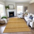 thumbnail image 1 of Addison Rugs Mayfield Premium Machine Washable Transitional Stripes Wheat Rectangle Rug, 3' x 5', 1 of 6