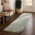 thumbnail image 1 of Addison Rugs Mayfield Premium Machine Washable Transitional Swirls Aloe Runner Rug, 2'3" X 7'6" Machine Washable Transitional Swirls Aloe Oversized Sherpa Throw Blanket, 1 of 6