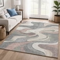 thumbnail image 1 of Addison Rugs Mayfield Premium Machine Washable Transitional Swirls Beige Rectangle Rug, 8' x 10', 1 of 6
