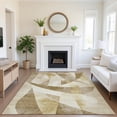 thumbnail image 1 of Addison Rugs Mayfield Premium Machine Washable Transitional Swirls Brown Rectangle Rug, 8' x 10', 1 of 7
