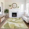thumbnail image 1 of Addison Rugs Mayfield Premium Machine Washable Transitional Swirls Cactus Rectangle Rug, 3' x 5', 1 of 7