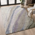 thumbnail image 1 of Addison Rugs Mayfield Premium Machine Washable Transitional Swirls Mocha Rectangle Rug, 3' X 5' Machine Washable Transitional Swirls Mocha Oversized Sherpa Throw Blanket, 1 of 6