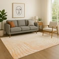 thumbnail image 1 of Addison Rugs Mayfield Premium Machine Washable Transitional Swirls Orange Rectangle Rug, 5' x 7'6", 1 of 6