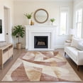 thumbnail image 1 of Addison Rugs Mayfield Premium Machine Washable Transitional Swirls Paprika Rectangle Rug, 9' x 12', 1 of 7