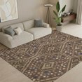 thumbnail image 1 of Addison Rugs Mayfield Premium Machine Washable Transitional Tribal Brown Rectangle Rug, 3' x 5', 1 of 8