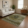 thumbnail image 1 of Addison Rugs Mayfield Premium Machine Washable Transitional Tribal Brown Rectangle Rug, 3' x 5', 1 of 7