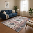 thumbnail image 1 of Addison Rugs Mayfield Premium Machine Washable Transitional Tribal Denim Rectangle Rug, 9' x 12', 1 of 7