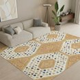 thumbnail image 1 of Addison Rugs Mayfield Premium Machine Washable Transitional Tribal Gold Rectangle Rug, 10' x 14', 1 of 8