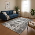 thumbnail image 1 of Addison Rugs Mayfield Premium Machine Washable Transitional Tribal Gray Rectangle Rug, 3' x 5', 1 of 7