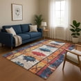 thumbnail image 1 of Addison Rugs Mayfield Premium Machine Washable Transitional Tribal Navy Rectangle Rug, 8' x 10', 1 of 7