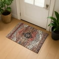thumbnail image 1 of Addison Rugs Mayfield Premium Machine Washable Transitional Tribal Paprika Rectangle Rug, 1'8" x 2'6", 1 of 6