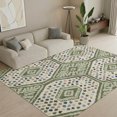 thumbnail image 1 of Addison Rugs Mayfield Premium Machine Washable Transitional Tribal Sage Rectangle Rug, 3' x 5', 1 of 8