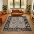 thumbnail image 1 of Addison Rugs Mayfield Premium Machine Washable Transitional Tribal Taupe Rectangle Rug, 5' x 7'6", 1 of 7
