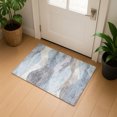 thumbnail image 1 of Addison Rugs Mayfield Premium Machine Washable Transitional Waves Sky Rectangle Rug, 1'8" x 2'6", 1 of 6