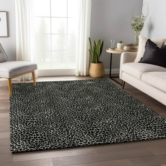 Addison Rugs Mayfield Washable Animal Skin Pattern Leopard Shadow Rectangle Rug, 8' x 10'