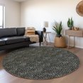 thumbnail image 1 of Addison Rugs Mayfield Washable Animal Skin Pattern Leopard Shadow Round Rug, 8' x 8', 1 of 5