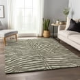 thumbnail image 1 of Addison Rugs Mayfield Washable Animal Skin Pattern Zebra Taupe Rectangle Rug, 2'6" x 3'10", 1 of 6