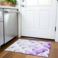 thumbnail image 1 of Addison Rugs Mayfield Washable Coastal Arches Purple Rectangle Rug, 1'8" x 2'6", 1 of 5