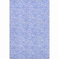 thumbnail image 1 of HomeRoots 646103 10 x 14 ft. Blue & Ivory Geometric Coastal Washable Machine Made Rectangle Area Rug with UV Protection, 1 of 9