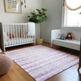 thumbnail image 1 of Addison Rugs Mayfield Washable Coastal Ribbons Purple Rectangle Rug, 8' x 10', 1 of 6