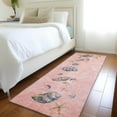 thumbnail image 1 of Addison Rugs Mayfield Washable Coastal Shell Border Peach Runner Rug, 2'3" x 7'6", 1 of 5