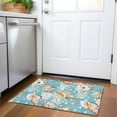 thumbnail image 1 of Addison Rugs Mayfield Washable Coastal Shells Aqua Rectangle Rug, 1'8" x 2'6", 1 of 5
