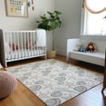 thumbnail image 1 of Addison Rugs Mayfield Washable Coastal Shells Fog Rectangle Rug, 2'6" x 3'10", 1 of 6