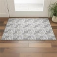 thumbnail image 1 of Addison Rugs Mayfield Washable Coastal Shells Fog Rectangle Rug, 3' x 5', 1 of 1