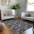 thumbnail image 1 of Addison Rugs Mayfield Washable Coastal Shells Midnight Rectangle Rug, 5' x 7'6", 1 of 6